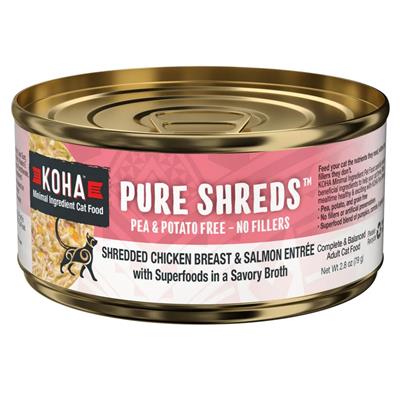 Pure Shreds Chicken and Salmon Entree for Cats (2.8oz) / case of 24