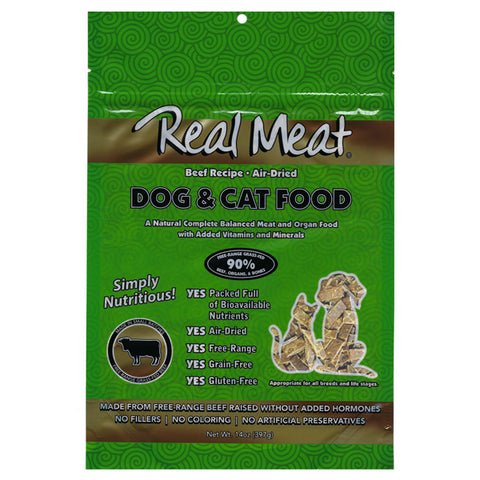 Air Dried 90% Beef Dog & Cat Food - 14 oz Bag