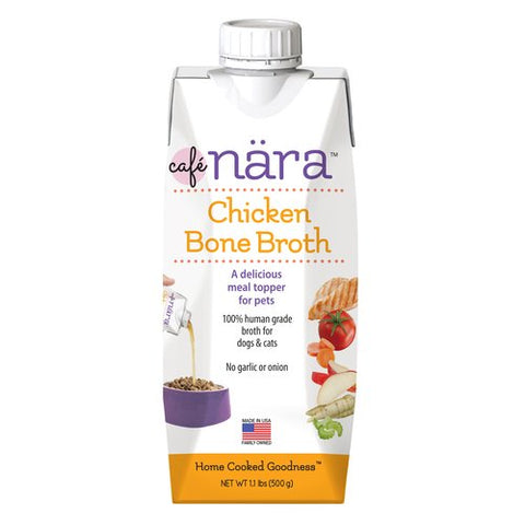 Cafe Nara Chicken Bone Broth for Dogs and Cats / case of 12