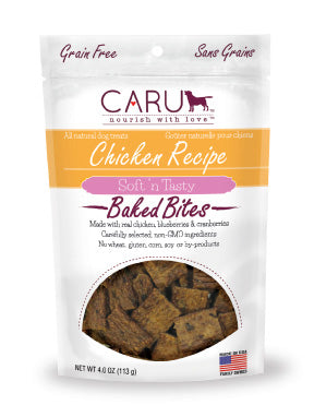 Soft 'n Tasty Natural Chicken Recipe Bites for Dogs 4oz. / case of 12