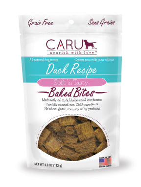 Soft 'n Tasty Natural Duck Recipe Bites for Dogs 4oz. / case of 12
