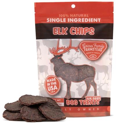 Elk Chips 4 oz - Single Ingredient - Made in the USA