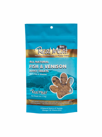 Fish & Venison Dog Treats - 12oz