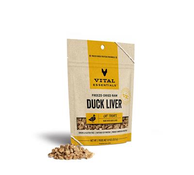 Freeze-Dried Duck Liver Cat Treats, 0.9 oz