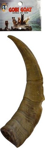 Gobi Goat Horn Dog Chew Treat - Delicious and Nutritious - All Natural - 3 Sizes
