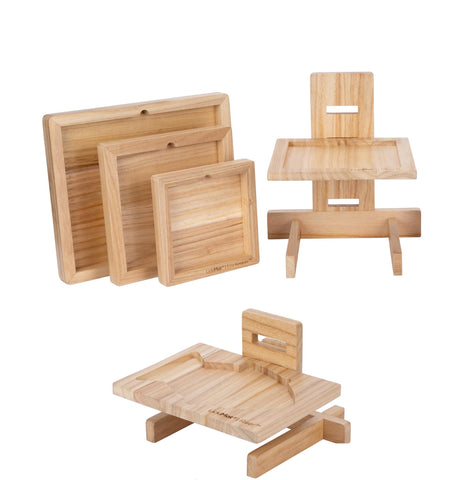 LickiMat Eco Wooden Keepers and Risers