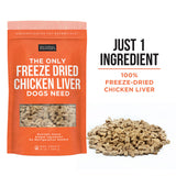The Only FREEZE DRIED CHICKEN LIVER Dogs Need