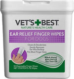 Vet's Best Ear Relief Finger Wipes - 50 count