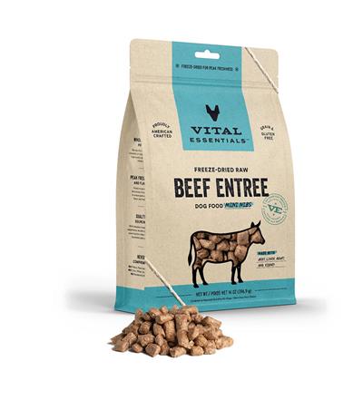 Beef Mini Nibs Freeze-Dried Grain Free Dog Food