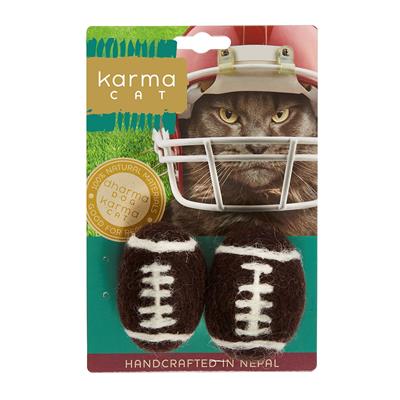 Football Wool Cat Toys - Pack of 2 Toys