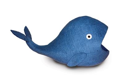 Wool Pet Cave - Blue Whale