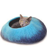 Wool Pet Cave - Ombre Navy/Turquoise