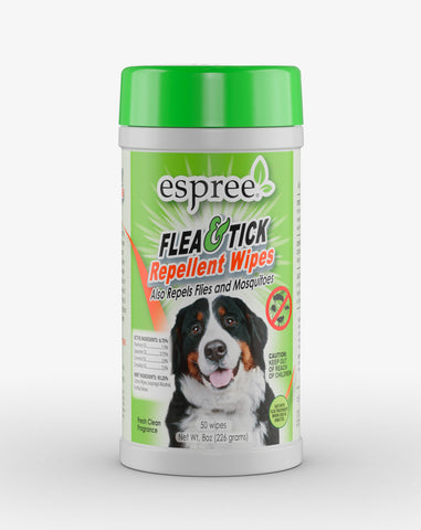 Flea & Tick Repellent Wipes for Dogs 50ct.