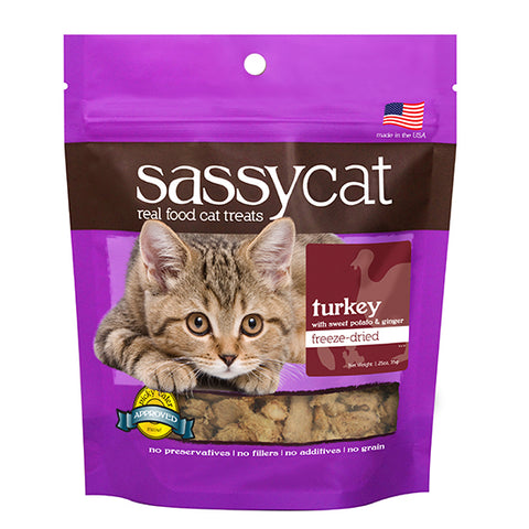Sassy Cat Turkey Treats - PetProductDelivery.com