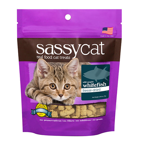 Sassy Cat Wild-Caught Whitefish Treats - PetProductDelivery.com
