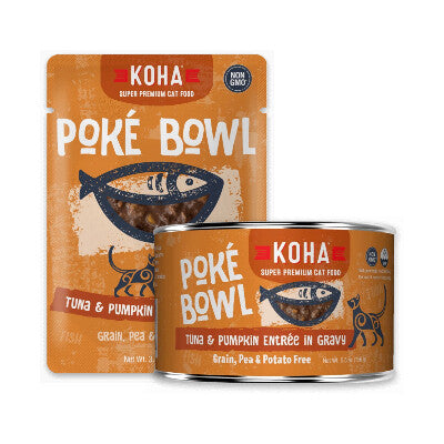 Poké Bowl Tuna & Pumpkin Entrée in Gravy for Cats - PetProductDelivery.com