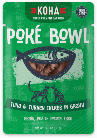 Poké Bowl Tuna & Turkey Entrée in Gravy for Cats - PetProductDelivery.com