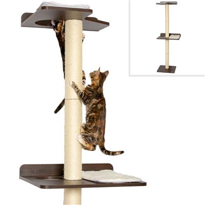 Ultimate Cat Climbing Tower & Activity Tree - Espresso Finish