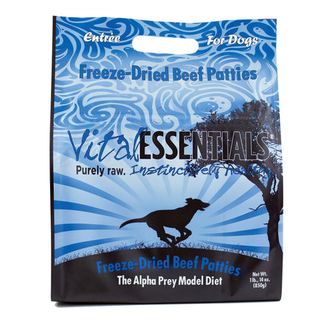 Beef Patties Freeze-Dried Grain Free Dog Food - PetProductDelivery.com